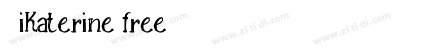 Aikaterine free字体转换